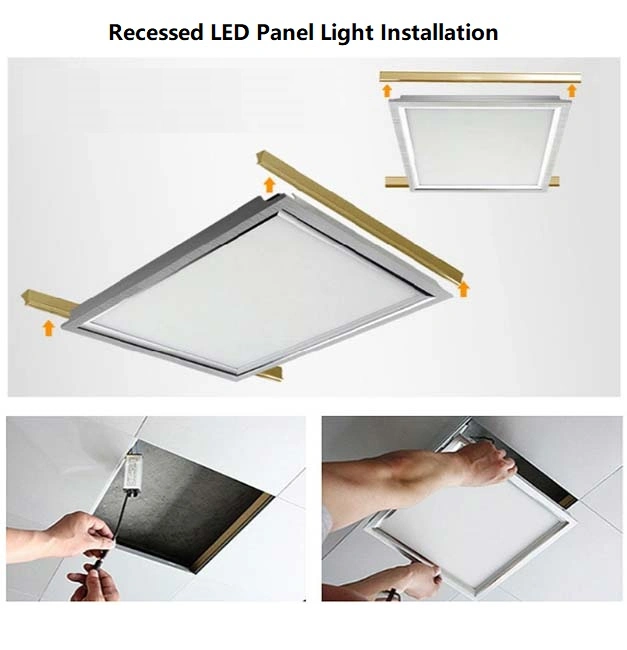 China Factory New ERP Standard 6060 LED Backlit Panel Light Flat LED Panel Ugr<17