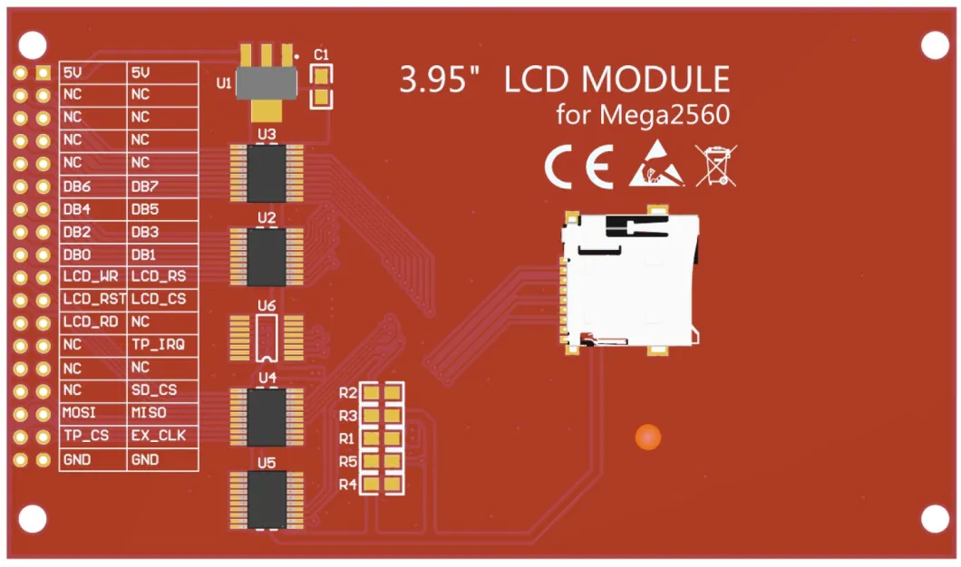 4.0 Inch 320X480 Arduino Mega2560 TFT LCD Module Display Screen 8bit Parallel Interface with Touch Panel