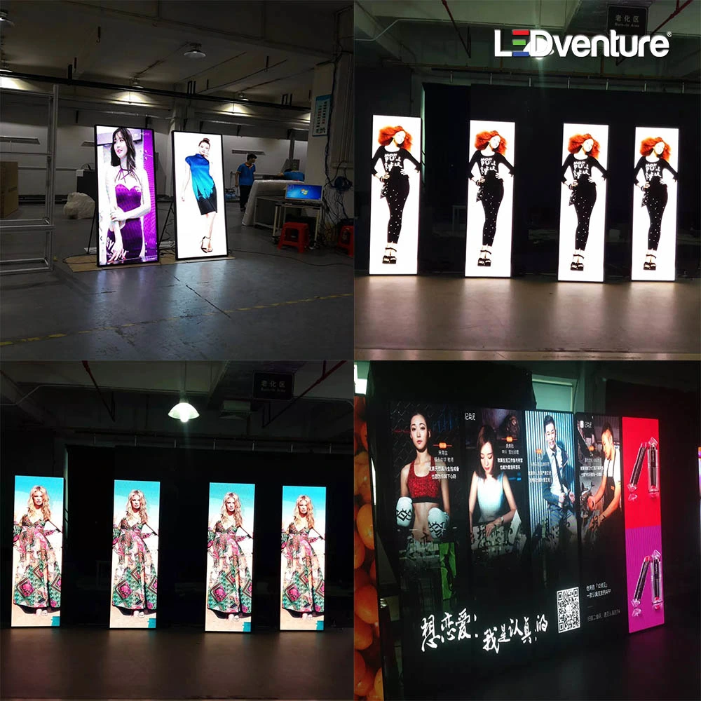 Indoor Standing Full Color Backlit LED Poster