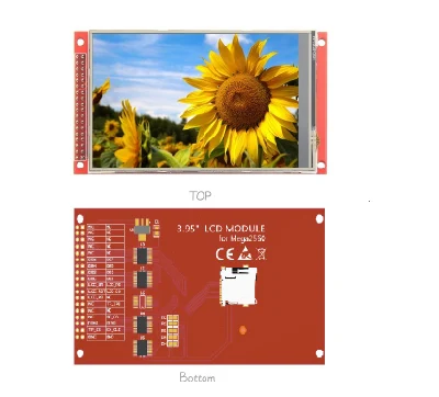 4.0 Polegada 320X480 Arduino Mega2560 TFT LCD Tela de exibição do módulo Interface paralela de 8 bits com painel de toque