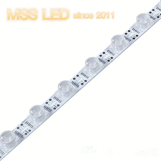 Edgelight Alumínio PCB 12V 24V Branco SMD 3030 Caixa de Luz Fonte de Iluminação Lateral LED Edgelit Bar